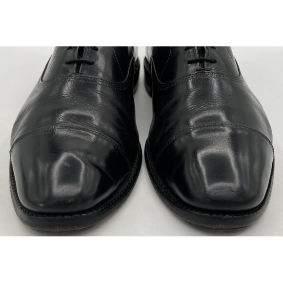 Allen Edmonds PARK AVENUE Black Leather Cap-Toe Oxfords Men’s 10.5D Dress Shoes main image 8
